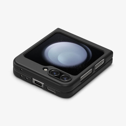 ACS06229 - Galaxy Z Flip 5 Case AirSkin in black showing the back